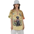 thumbnail image 4 of Great Dane Celebrates Spring and Enjoys a Happy Easter Hawaiian Shirt Breathable Summer Unisex Merch Danes Dog Lover Gifts - 02001, 4 of 6