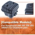 thumbnail image 5 of For Husqvarna 340 345 350 353 346XP For Chainsaw part, haust Muffler Kit, 503862803, 503202987, 503204587, 503862501, 537024002, 5 of 6