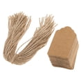 thumbnail image 4 of GUOOL 100pcs Christmas Gift Tag Wedding Kraft Paper Gift Lable Price Tags Brown, 4 of 8
