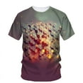 thumbnail image 1 of 3d Three-Dimensional Pattern 3d Printing Summer Men'S T-Shirt Trend Personality Sports Casual Short Sleeve O Collar Loose Top, 1 of 5