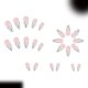 thumbnail image 3 of Uñas Postizas YUEJIMEIGUI con Punta Francesa de Lunares 24 Piezas, 3 of 7