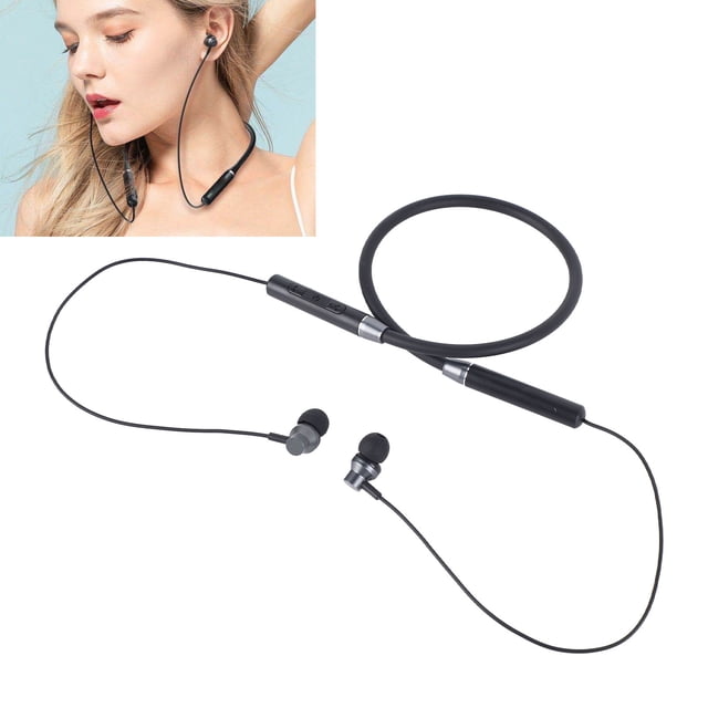 Auriculares Con Banda Para El Cuello, Auriculares Bluetooth Con Banda Para El Cuello, Reducción De Ruido, Diseño Magnético, Flexibles Para Caminar Y Correr