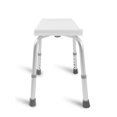 thumbnail image 3 of DMI Non‑Slip Shower Chair Bath Seat, Aluminum Tub Bench, No‑Tools Assembly, Adjustable Height, 300 lb Capacity, Bench Style, White, 3 of 9