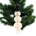 thumbnail image 3 of Christina's World 9.00In Frosty Finial, Glass, Snowman Tree Topper Fin966, 3 of 3