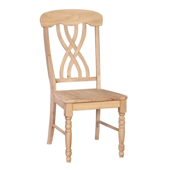 BingLTD - Eleanor 39" Unfinished Built Dining Chair - Set of 2 (CH3903B-RW-UNF)