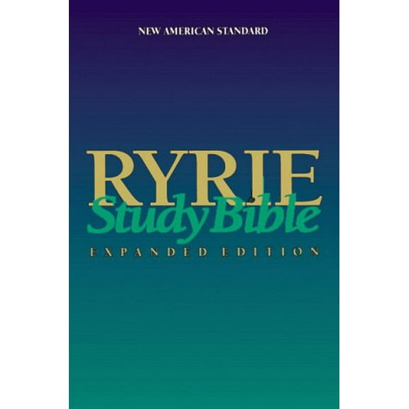 Ryrie Study Bible-NASB (Hardcover) by Charles Caldwell Ryrie