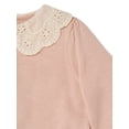 thumbnail image 2 of Modern Moments by Gerber Baby Girl Eyelet Collar Sweater, Sizes 0/3 Months - 24 Months, 2 of 6