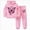 A148-Light Pink, variant on Gibobby Girl Outfits Kids Girl's Autumn Winter Solid Striped Long Sleeve Tops Flared Pants Set Girls Clothes(5-6 Years,Light Pink)