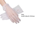 thumbnail image 2 of vlrwzc White Women's Floral Lace UV Protection Gloves Touchscreen Elegant Sun Gloves, 2 of 7