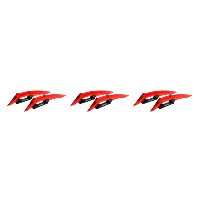 Maytalsory Aerodynamic Spoiler Wing Motorcycle Front Side Motorcycle Accessories 250SR Sticker Motorcycle red 3Set
