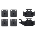 thumbnail image 2 of KMG Front + Rear Brake Pads Compatible with 2005-2006 Yamaha YFM 400 Kodiak Auto 4X4 - Non-Metallic Organic NAO Brake Pads Set, 2 of 4