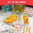 thumbnail image 3 of Joyfy 48 Pcs Christmas Cookie Tins with Lids for Gift Giving, Rectangular Treat Foil Containers, Disposable Food Storage Pan for Holiday Leftovers Goodie Container or Cookie Exchange, 3 of 8