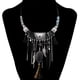 thumbnail image 4 of Ethnic Vintage Boho Thread Long Tassel Necklaces For Women Feather Beads Necklace Bohemian Gypsy Turkish Party Jewelry Gift, 4 of 5