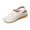White, variant on Qingpeng Womens Hollow Perforated Slingback Wedge Closed Toe Back Strap Clog Sandals Soft Insole Casual Summer Outdoor Footwear