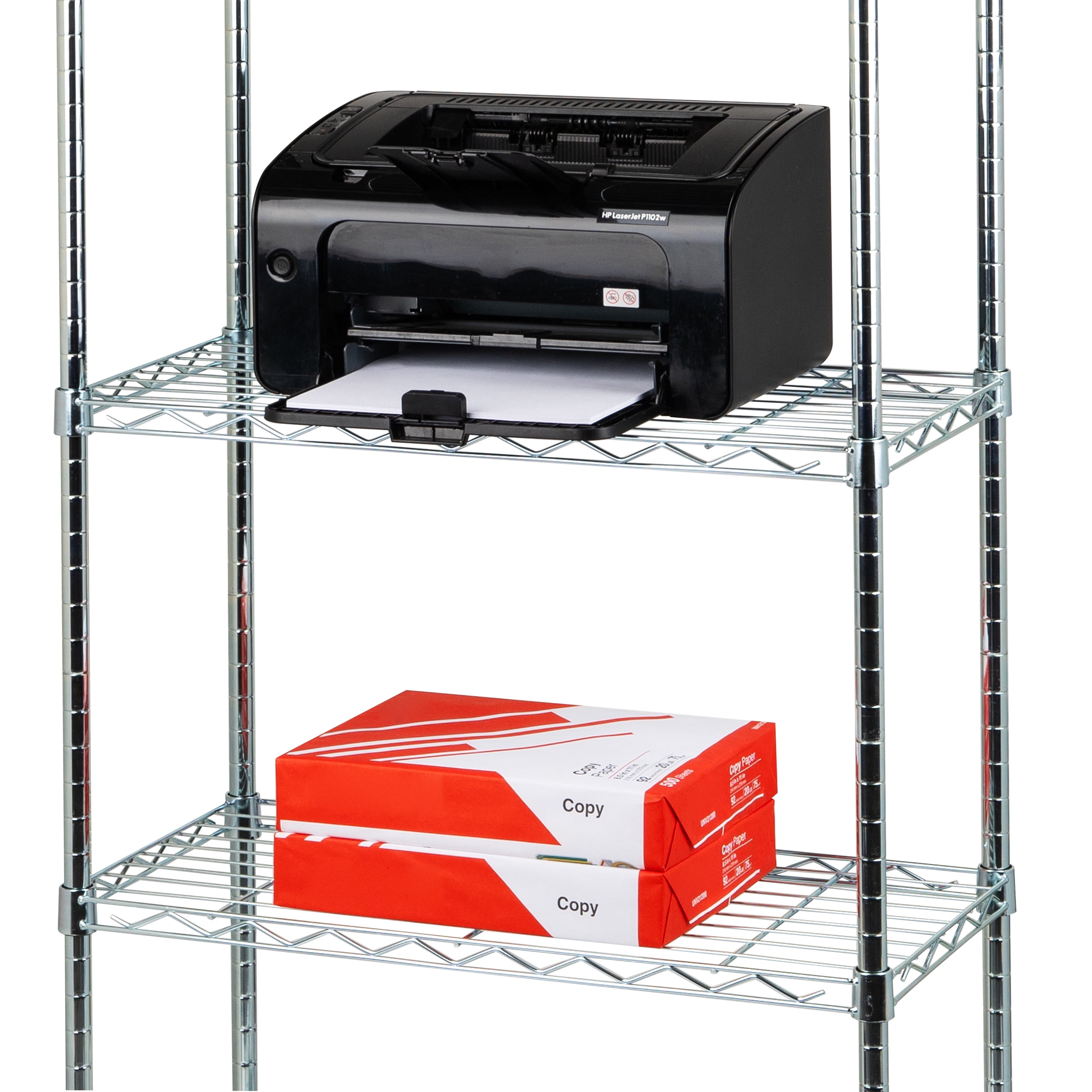 Mind Reader Storage Shelves, Garage Shelving, Storage Shelf, Pantry Org, Adjustable, Metal