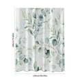 thumbnail image 3 of Dmlowu Shower Curtain, Weighted Shower Curtain Liner, Water Mildews Proof Bathroom Curtain for Hotel Home Decor, 59x71 Inch Modern Artistic Fabric Shower Curtain with 12 Hooks, Green, 3 of 9