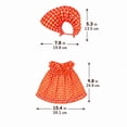 thumbnail image 3 of Sruoe Porch Goose Outfits, Porch Goose Clothes, 23 Inch Cement Goose Clothes Dress, Duck Clothes for Spring Easter Holiday Outdoor Garden Yard Lawn Patio Statue Decor, 3 of 6