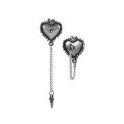 Alchemy Gothic E433 Witches Heart Studs