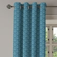 thumbnail image 2 of Ambesonne Anchor Grommet Curtain, Anchors, 50" x 120", Petrol Blue Sky Blue, 2 of 6