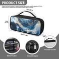 thumbnail image 7 of Jiueut Marble Print Stethoscope Storage Bag Storage Carrying Bag for Nurse Accessories Case for Stethoscope with Extra Room Stethoscope Bag with Carrying Handle, 7 of 7