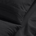 thumbnail image 6 of Mellanni 6 Piece Bed Sheet Set Brushed Microfiber, Extra Deep Pocket, King, Black, 6 of 7
