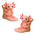 thumbnail image 2 of Calcetines de animales de punto 3D, cálidos para mujer, creativos y cómodos, regalo de cumpleaños. Salamandra, 2 of 7