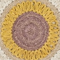 thumbnail image 5 of SAFAVIEH Natural Fiber Tanja Braided Jute Area Rug, Orange/Multi, 7' x 7' Round, 5 of 5