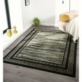 thumbnail image 5 of MDA Rug Imports Ksamil Collection Abstract Border Area Rug 3'8" x 5'7" - Black/Gold, 5 of 5