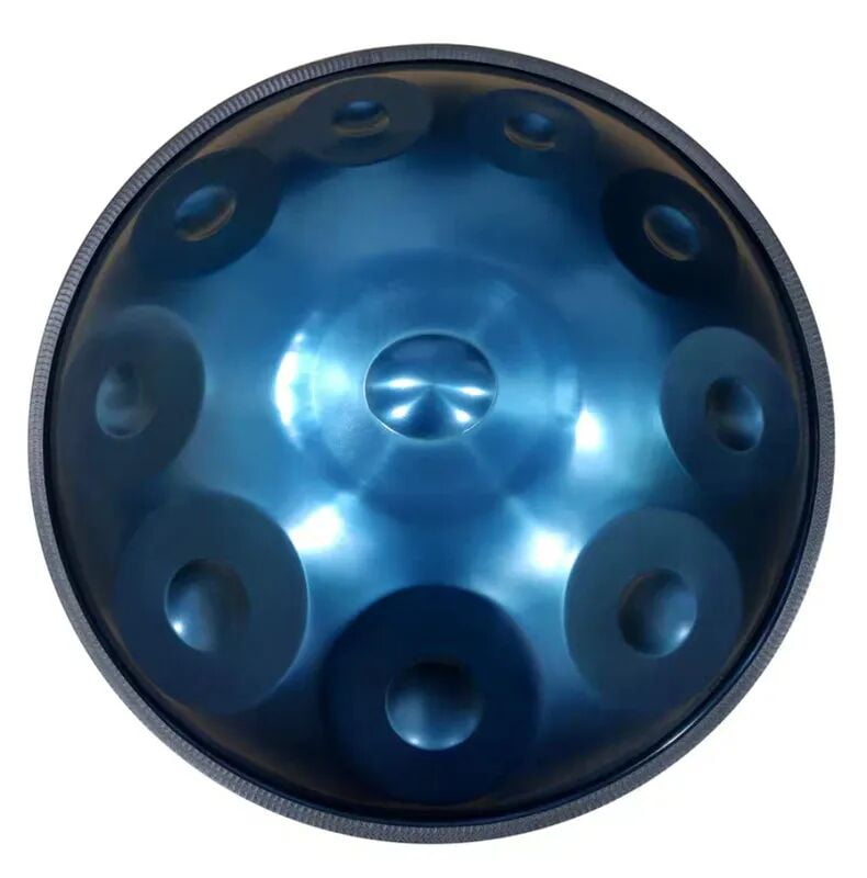 10-Note Blue Handpan (Beginner-Friendly) – Perfect for Meditation, Relaxation, Daily Practice & Holiday Ambiance