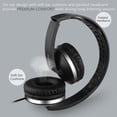 thumbnail image 6 of Seenda Kids Headphone, Wired Headphones for Boys and Girls with Microphone, 85/94dB Volume Limiter, New Condition Headset, Black, 6 of 9