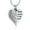 Mom-Silver, variant on Heart Cremation Jewelry for Ashes Pendant - Angel Wings Heart Urn Necklace with Mini Keepsake Urn Memorial Ash Jewelry For Women Men Mom for Love Ones