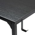 thumbnail image 5 of CubiCubi Computer Desk with Particle Board, Black Metal Frame, Black Finish,32", 5 of 7