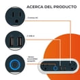 thumbnail image 4 of Enchufe Inteligente Doble Wi-Fi 2 Puertos USB-A Compatible con App móvil y Asistentes de voz Tecnolite, 4 of 6