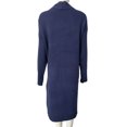 thumbnail image 4 of Ounisa Womens Cardigan Solid Color Open Front for Ladies Long Sleeve Casual Mid-Length Sweater Coat, 4 of 4
