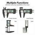 thumbnail image 3 of 150mm 100mm Electronic Digital Caliper Carbon Fiber Dial Vernier Caliper Gauge Micrometer Measuring Tool Digital Ruler ,Easy to Operate, 3 of 7
