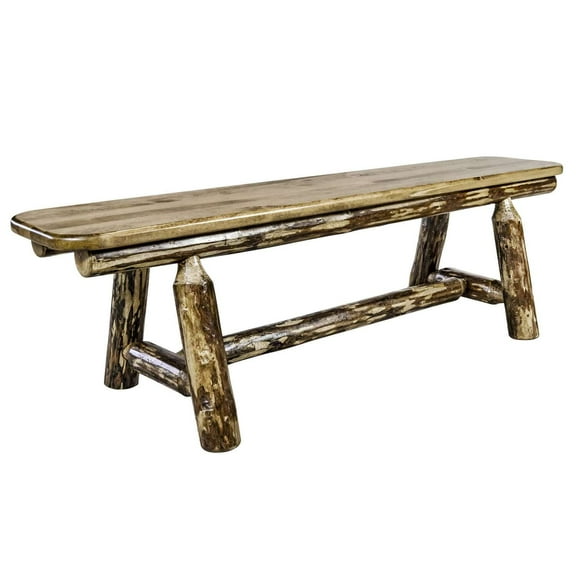Glacier Country Collection Plank Style Bench, 5 Foot