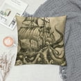 thumbnail image 2 of Orinice Octopus Tentacles Graphic Decorative Pillow Cover for Home Couch Living Room Bed Sofa 24x24in, 2 of 5