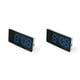 thumbnail image 4 of Cateissary Alarma Digital LED hogar electrónico pantalla grande Snooze reloj de modo de atenuación pantalla ajustable relojes de despertador Azul 2piezas Cateissary CBP195559, 4 of 6
