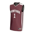 thumbnail image 2 of Unisex GameDay Greats #1 Maroon Montana Grizzlies Lightweight Basketball Fashion Jersey, 2 of 4