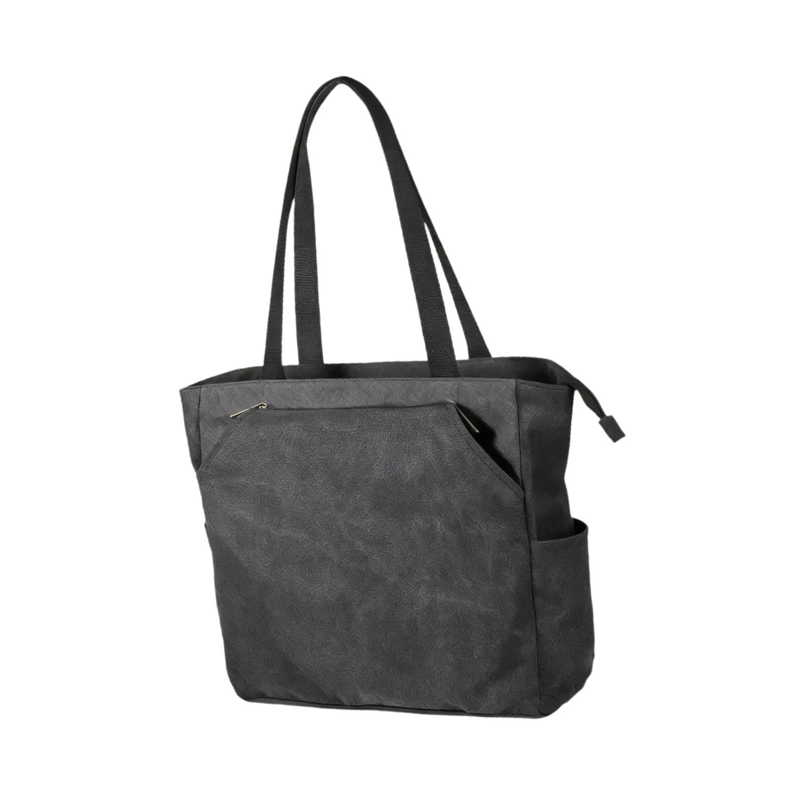 Dualoai Tennis Racket Bag Holds 4 Rackets Gym Bag for Badminton Pickleball Men Women Deep Gray