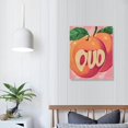 thumbnail image 4 of SHERONV Peach Fruit Fine Art Aesthetic Poster Print Wall Painting for Home Office Decor 16x20 in, 4 of 5