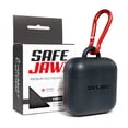 thumbnail image 2 of SAFEJAWZ Mouth Guard Case, Silicone Durable Storage with Carabiner Clip (Black), 2 of 4