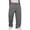 Dark Gray, variant on Rexolia Mens Relaxed Uncuffed Sweatpants Baggy Fit Drawstring Elastic Waist Side Pockets Black L