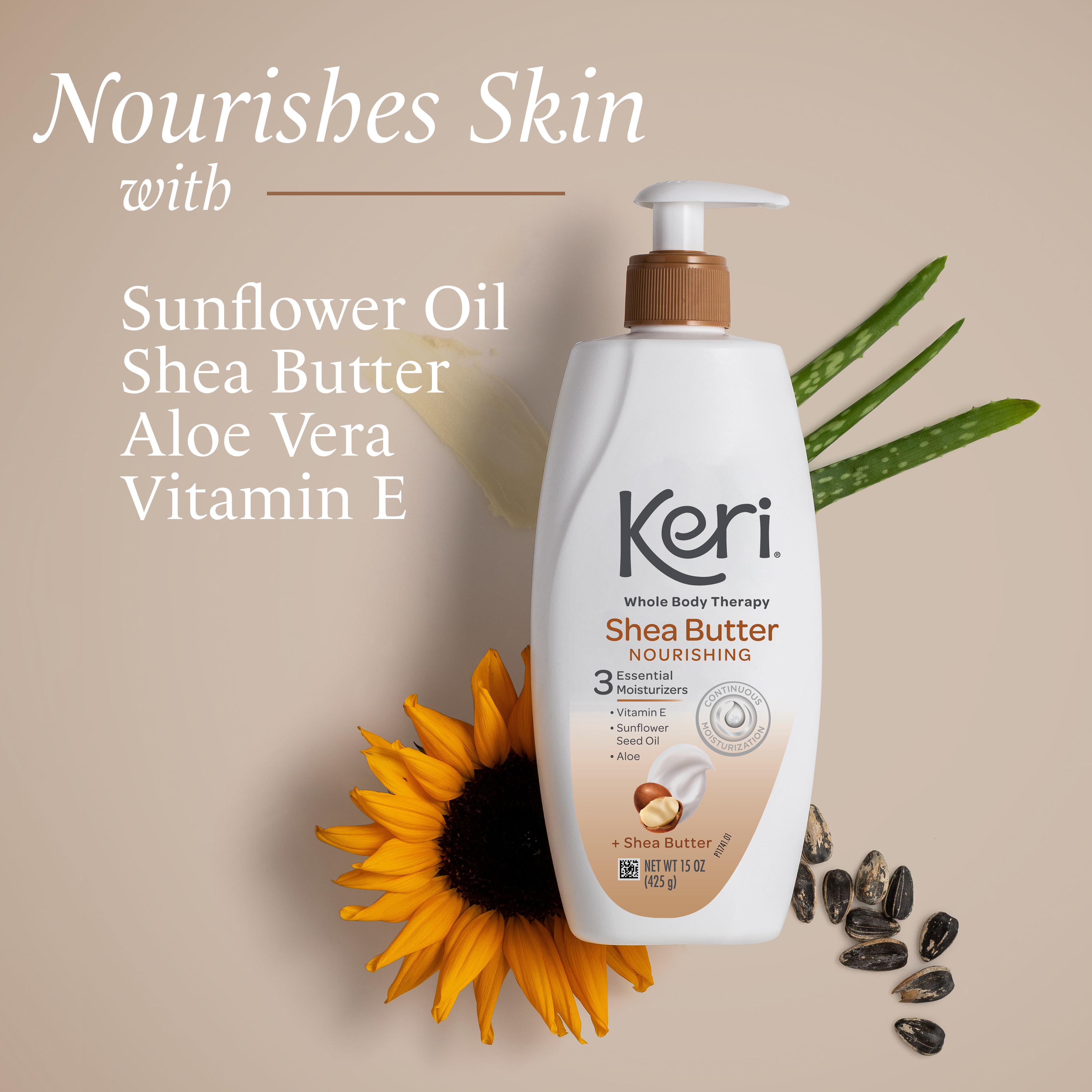 Keri Whole Body Therapy Shea Butter Lotion, 15 oz photo 8