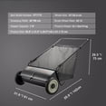 thumbnail image 5 of ZHICHUN 26 Inch Push Lawn Sweeper, 4 Spinning Brushes, 7 ft³ Large Capacity Mesh Bag, Heavy Duty Thickened Steel Frame Leaf Grass Collector with Adjustable Height & Rubber Wheels, 5 of 9