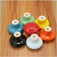 thumbnail image 5 of Red Ceramic Drawer Pulls and Knobs Furniture Handle Door Knob for Kids Room Pack of 10 (Comes with Screws), 5 of 5