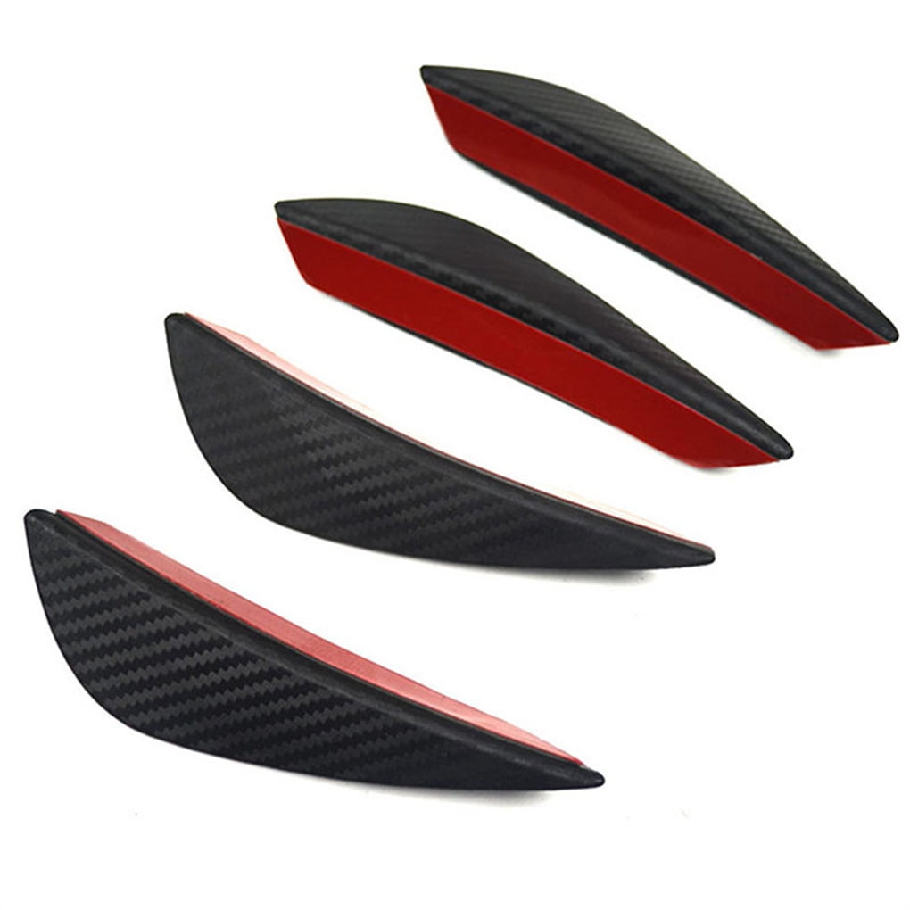 4 Pieces Universal Car Bumper Lip Diffusers Plastic Spoilers Vehicle