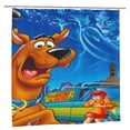 thumbnail image 2 of Scooby Doo Shower Curtain, Lovely Cartoon Shower Curtains Set for Kids Boys Girls College Dorm Bathroom, Waterproof Restroom Bathtub Decor Accessories with 12 Hooks 72X72 Inch Plastic, 2 of 8