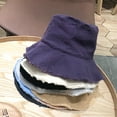 thumbnail image 4 of Women's Anti-UV Foldable Cotton Bucket Hat for Summer Beach Vacation Travel, 4 of 7