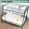 thumbnail image 4 of Naomi Home Hollywood Metal Bunk Bed-Color:Black, 4 of 10